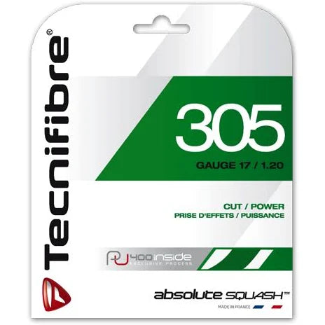 Tecnifibre 305 Green 17G / 1.20 Squash String