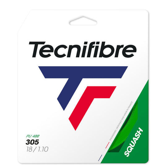 Cordage de Squash Tecnifibre Vert 305 18G / 1.10 