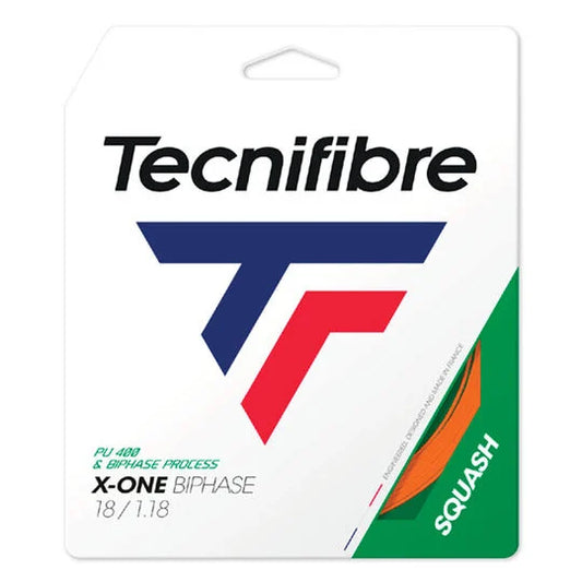 Tecnifibre X-One Biphase Squash String Orange 18G / 1.18 mm